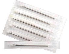 Lot of 5 Sterile Body Piercing Needles Individually Packaged