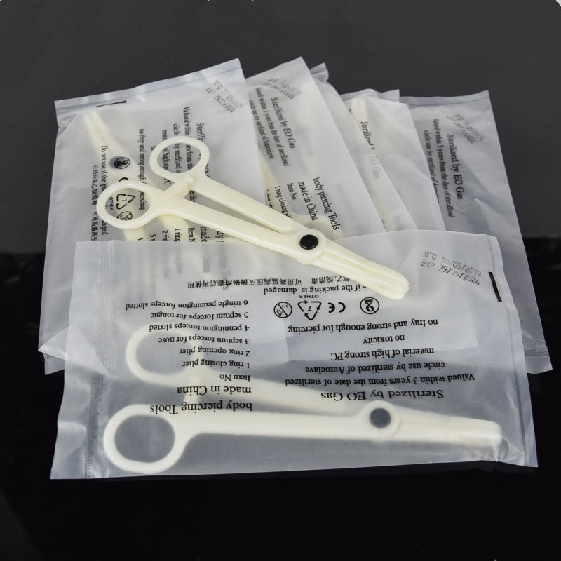 13 in 1 Starter Body Piercing Kit w sterile body jewelry