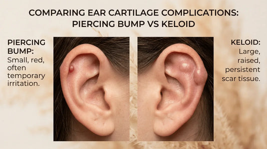 Piercing Bump vs. Keloid: How to Tell the Difference and What To Do About Each