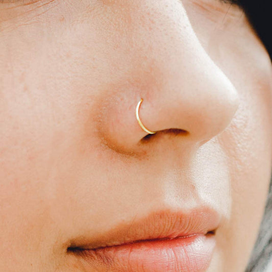 Home Piercing Kit for Nose with Hoop Body Jewelry