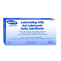 Case of 144 Antibacterial Lubricating Jelly Packets