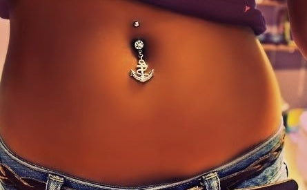 Belly Button Piercing Kit with Safe and Sterile Body Jewelry*