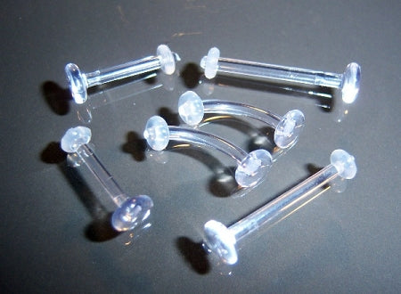 Silicone Clear Body Piercing Retainer