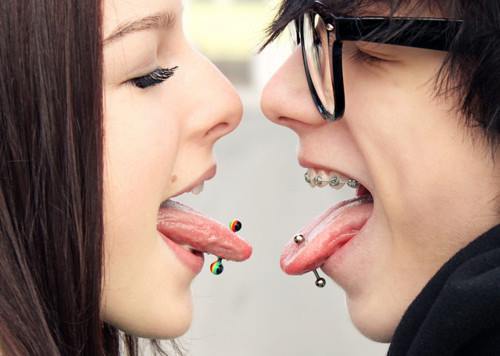 Tongue Piercing Kit with Safe and Sterile Body Jewelry