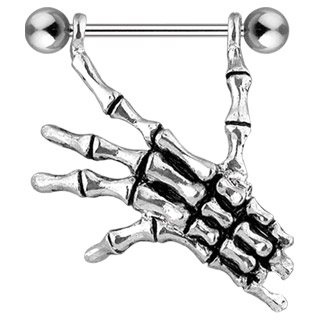 1 Pair Skeleton Fingers Nipple Shields Body Jewelry Wholesale