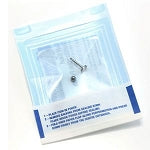 Single Sterile Steel Labret for Initial Body Piercing