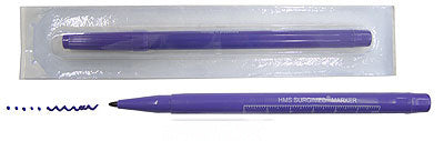 Sterile Surgical Skin Marker for Body Piercing and Tattooing